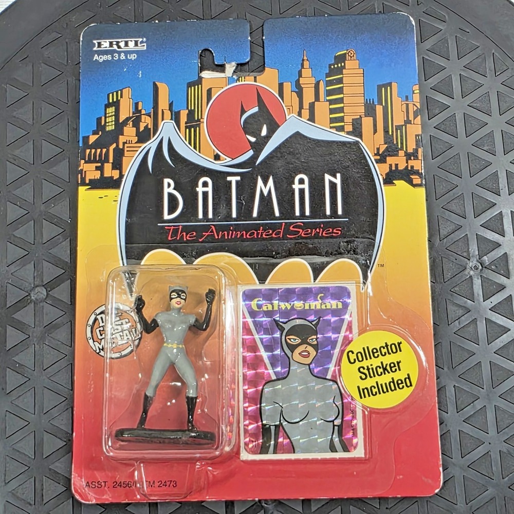 Unopened Batman the Animated Series Action Figure Catwomen Box Has Wear